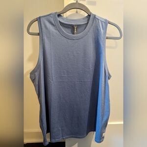 Vuori women's Energy Top - Long Blue quartz heather Suze XK